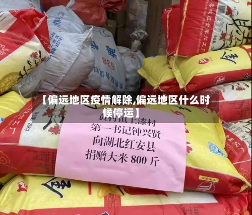 【偏远地区疫情解除,偏远地区什么时候停运】-第3张图片