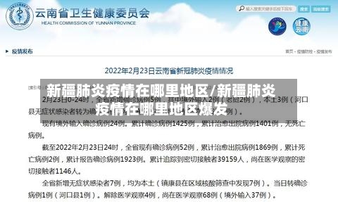 新疆肺炎疫情在哪里地区/新疆肺炎疫情在哪里地区爆发