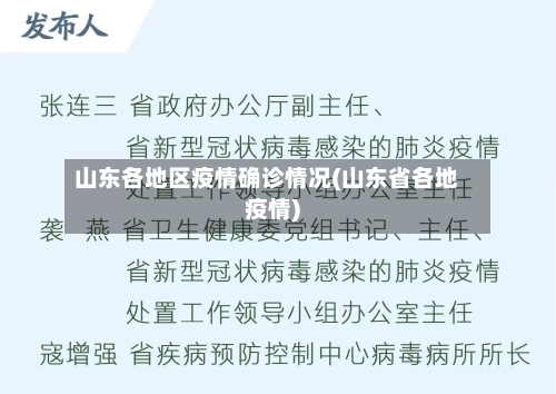 山东各地区疫情确诊情况(山东省各地疫情)