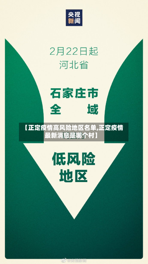 【正定疫情高风险地区名单,正定疫情最新消息是哪个村】