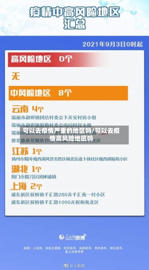 可以去疫情严重的地区吗/可以去疫情高风险地区吗