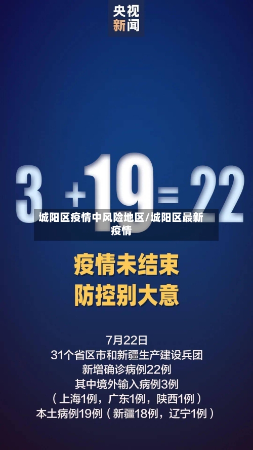 城阳区疫情中风险地区/城阳区最新疫情-第2张图片