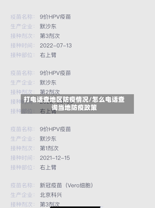 打电话查地区防疫情况/怎么电话查询当地防疫政策