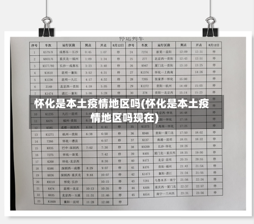 怀化是本土疫情地区吗(怀化是本土疫情地区吗现在)