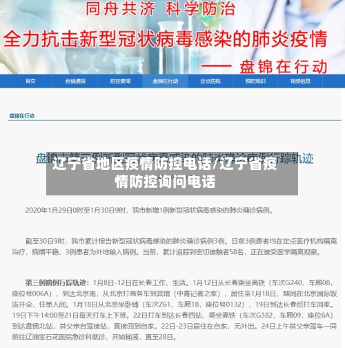 辽宁省地区疫情防控电话/辽宁省疫情防控询问电话