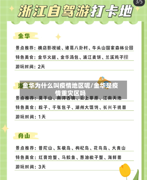 金华为什么叫疫情地区呢/金华是疫情重灾区吗-第2张图片