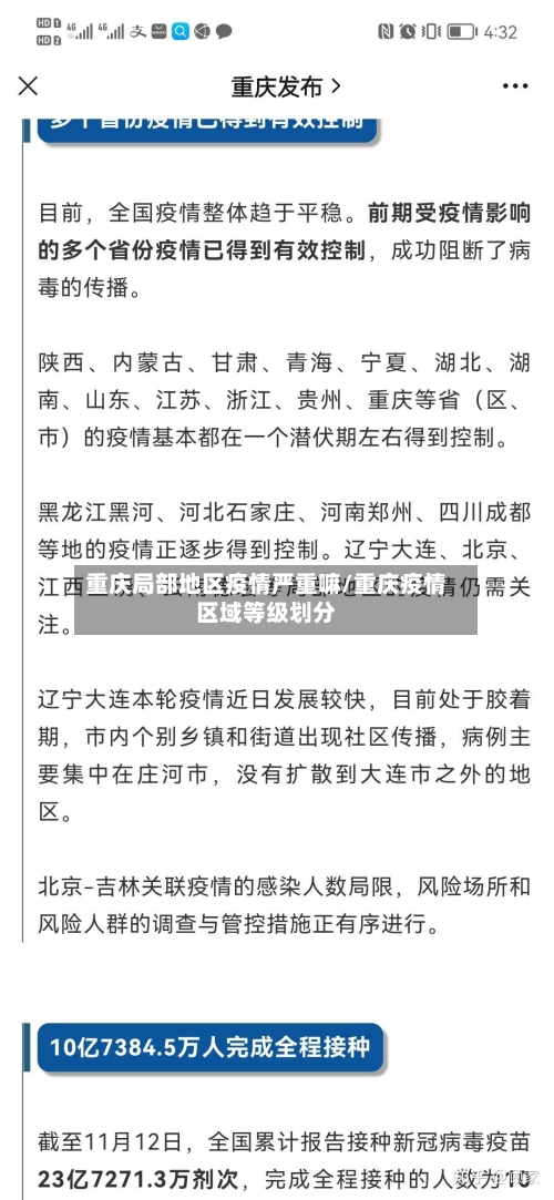 重庆局部地区疫情严重嘛/重庆疫情区域等级划分