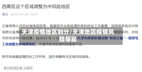 天津疫情地区划分/天津地区疫情风险等级
