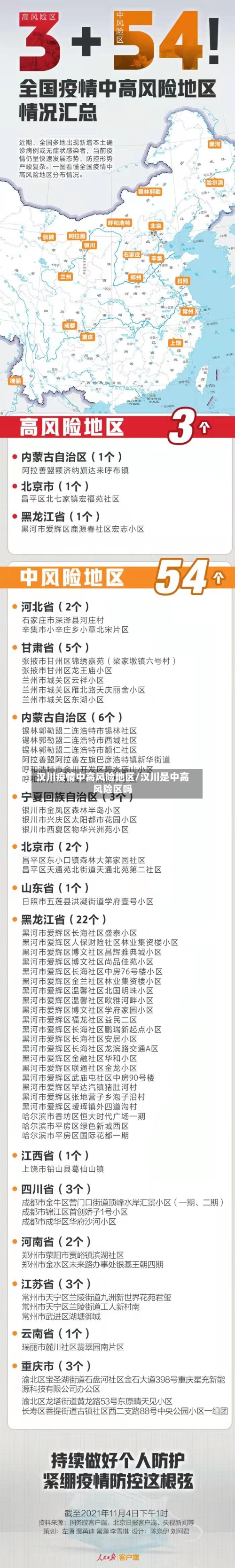 汉川疫情中高风险地区/汉川是中高风险区吗